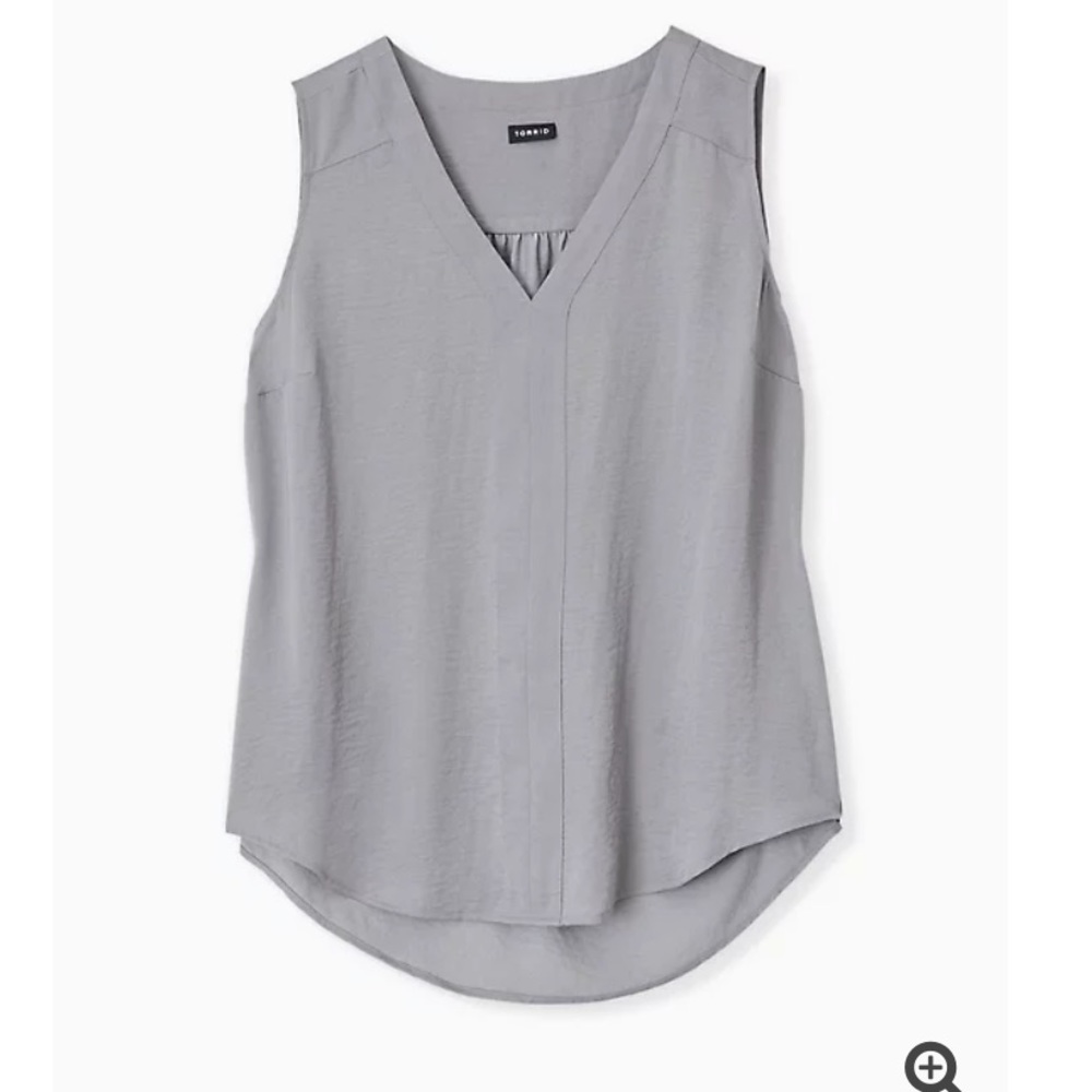 Torrid Textured Sleeveless Blouse